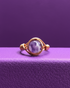 Amethyst Copper Ring - Purple Studio