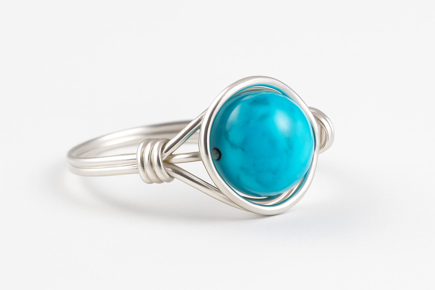 Aquamarine Ring Angled View