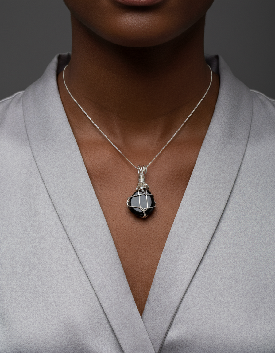 Black Onyx Pendant - Deep Skin Model