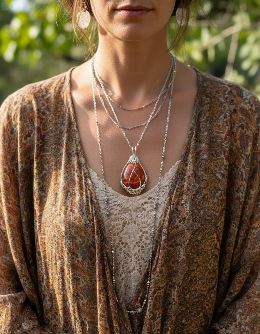 Bohemian earth tones lifestyle