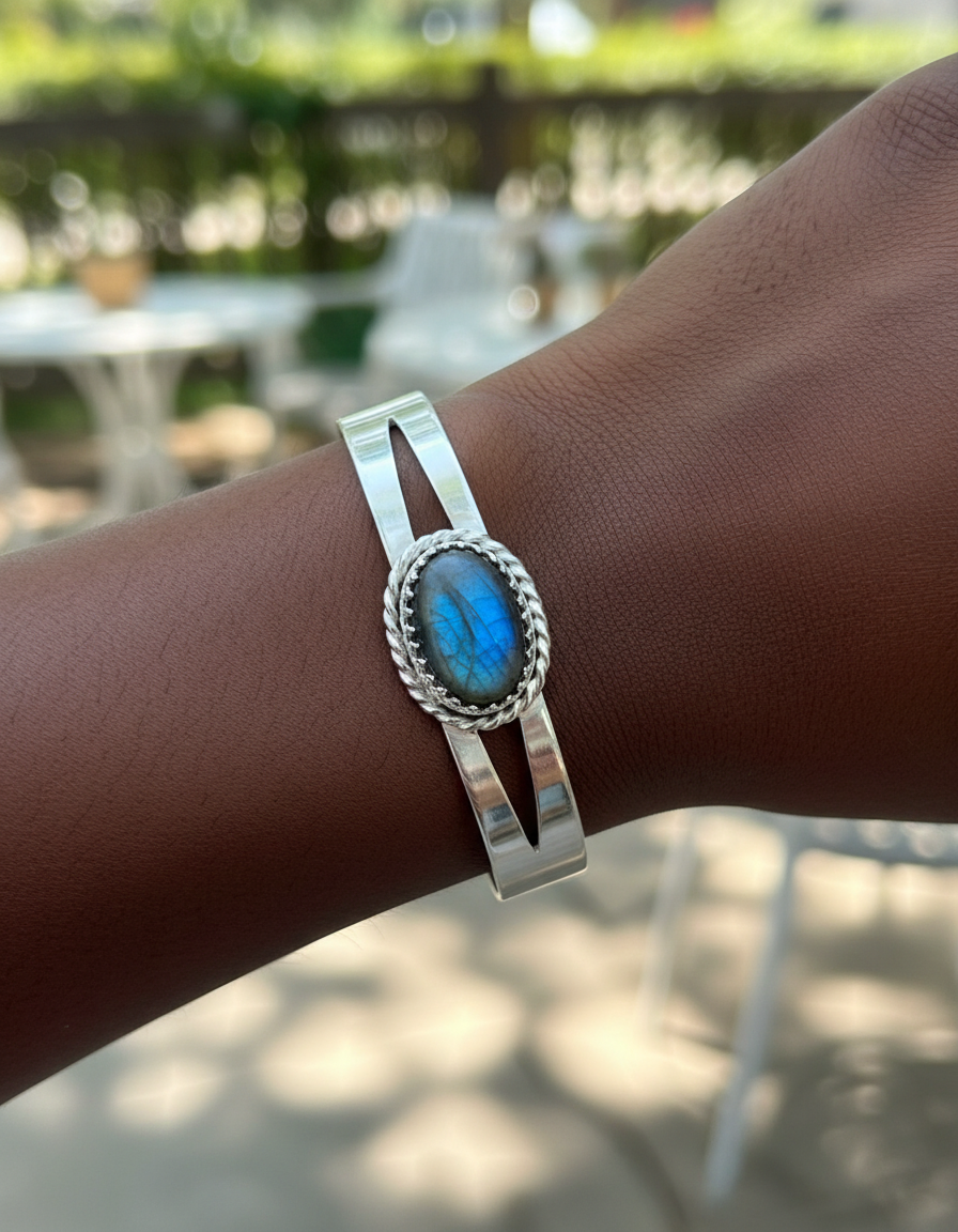 Bracelet on dark skin