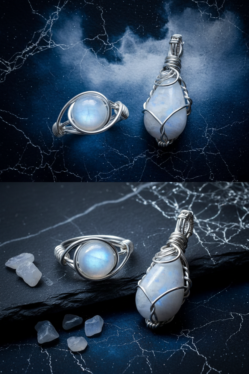 Creative artistic presentation - smaller ring