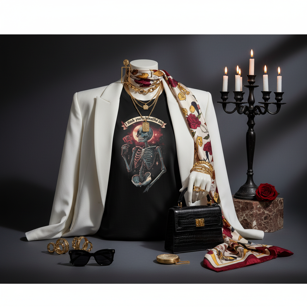 High-fashion editorial styling