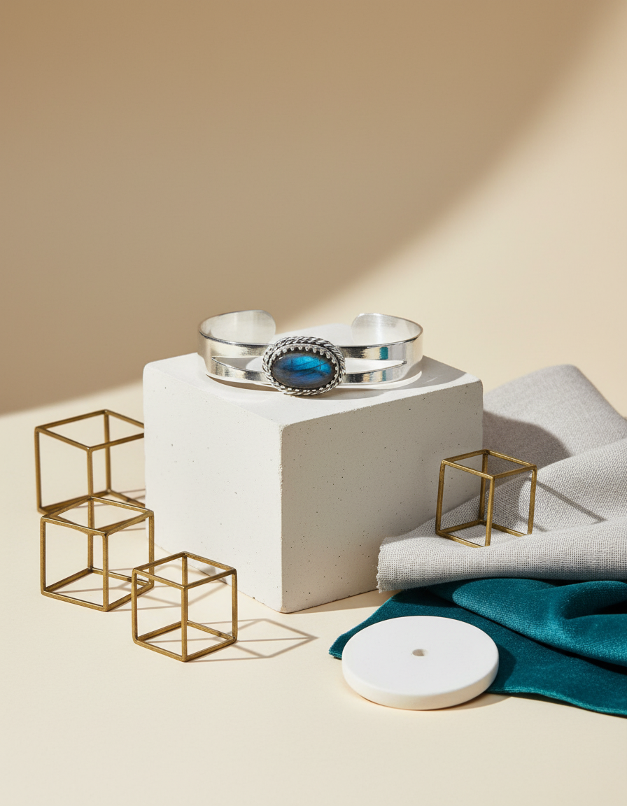 Modern minimalist lifestyle shot
