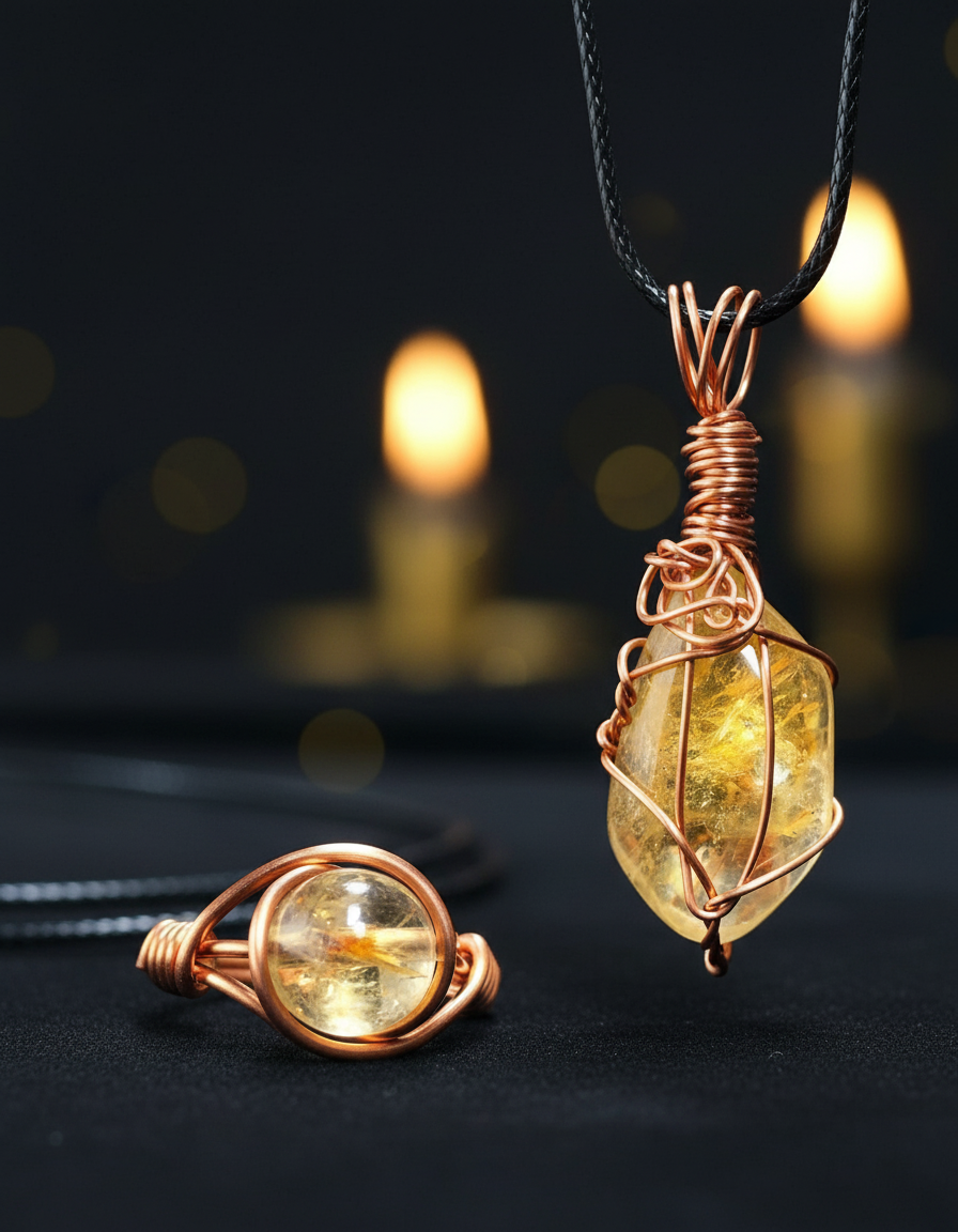 Moody dark background with yellow lighting