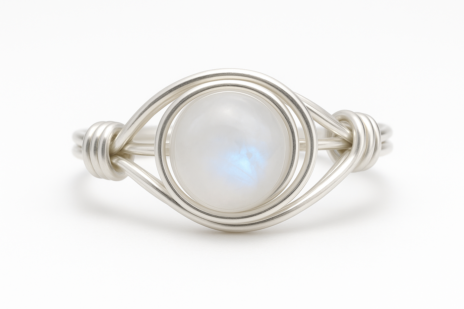 Moonstone Ring Clean Studio Shot