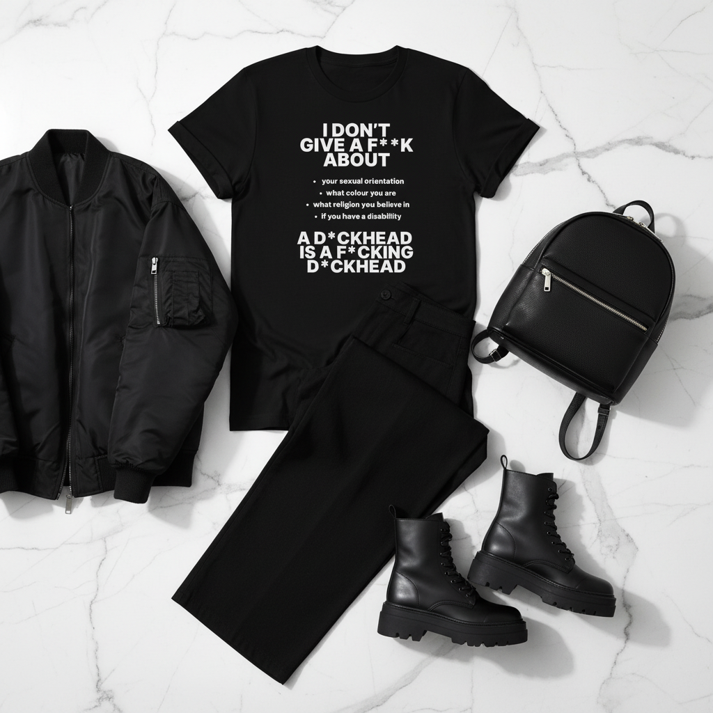 Street-luxe with bomber jacket and wide-leg trousers