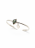 Three-quarter angle view of the adjustable bracelet