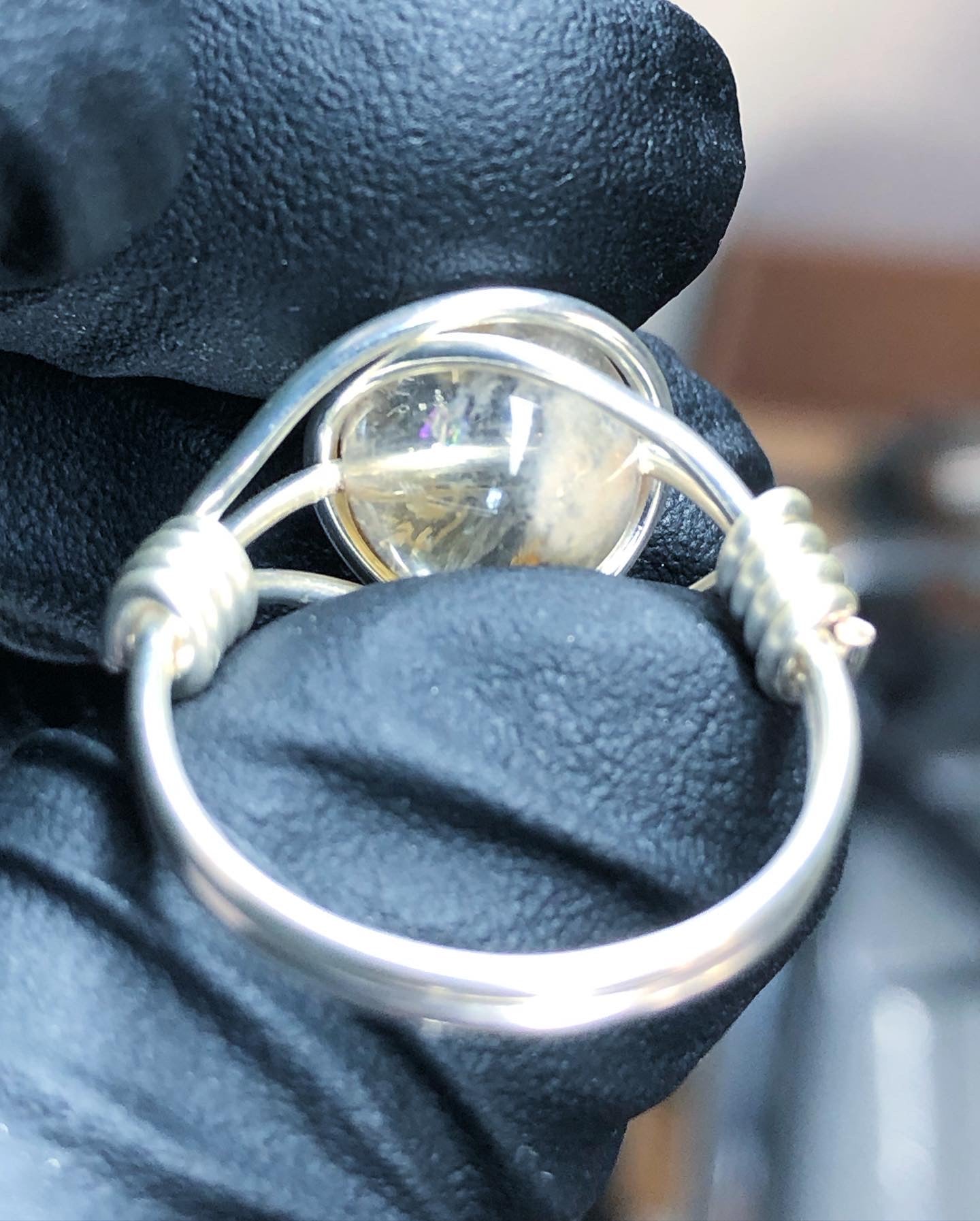 Citrine 9mm Ring - Sterling Silver Petite Band - Buy 1 Get 1 Half Price