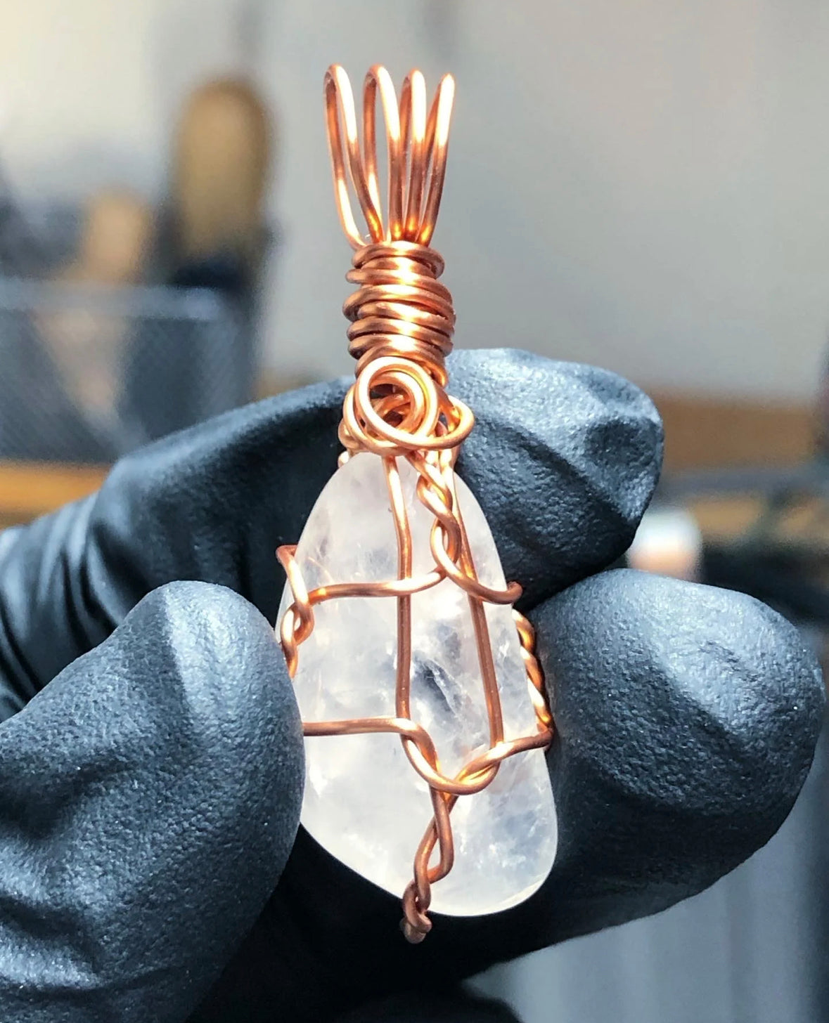 Pendant Meditation Bundle - Clear Quartz, Rose Quartz &amp; Labradorite