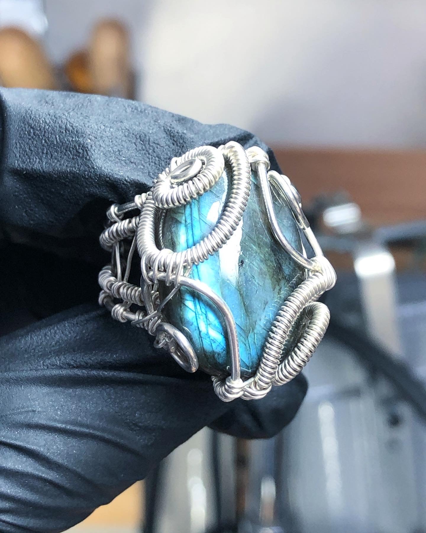 Silver labradorite clearance