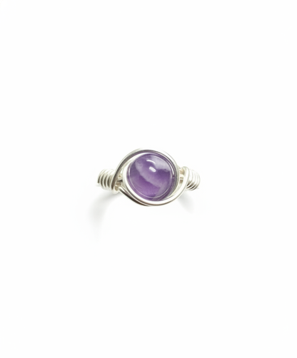 Amethyst Ring - White Studio 1