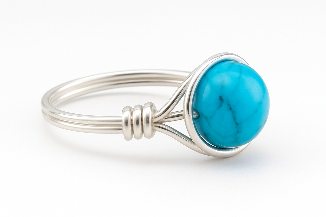 Aquamarine Ring Side View