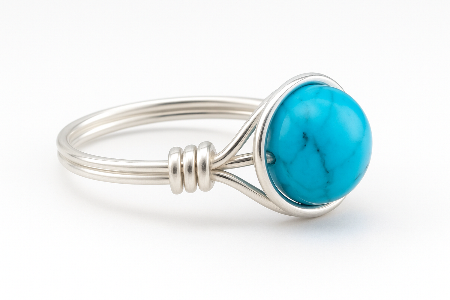 Aquamarine Ring Side View