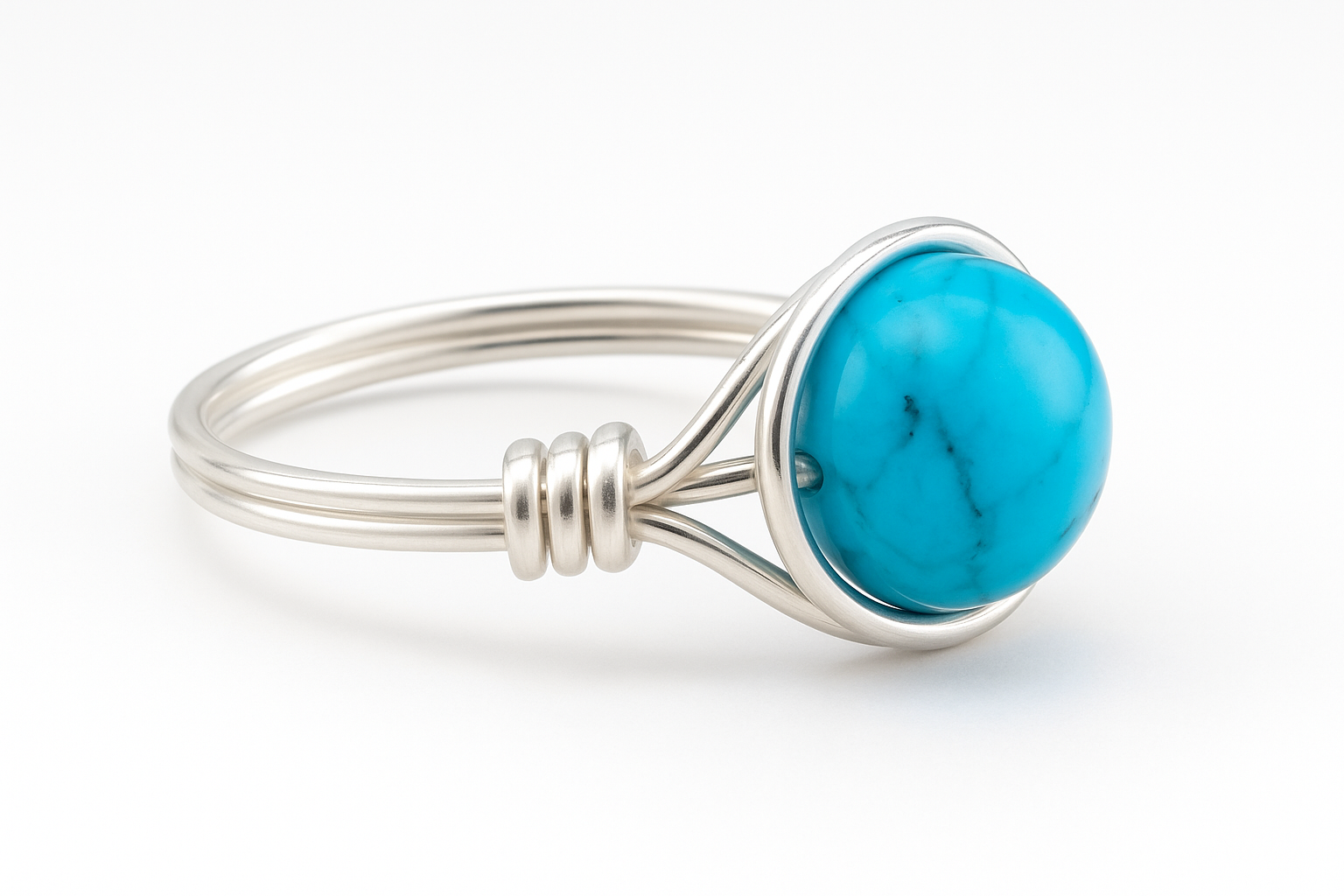 Aquamarine Ring Side View