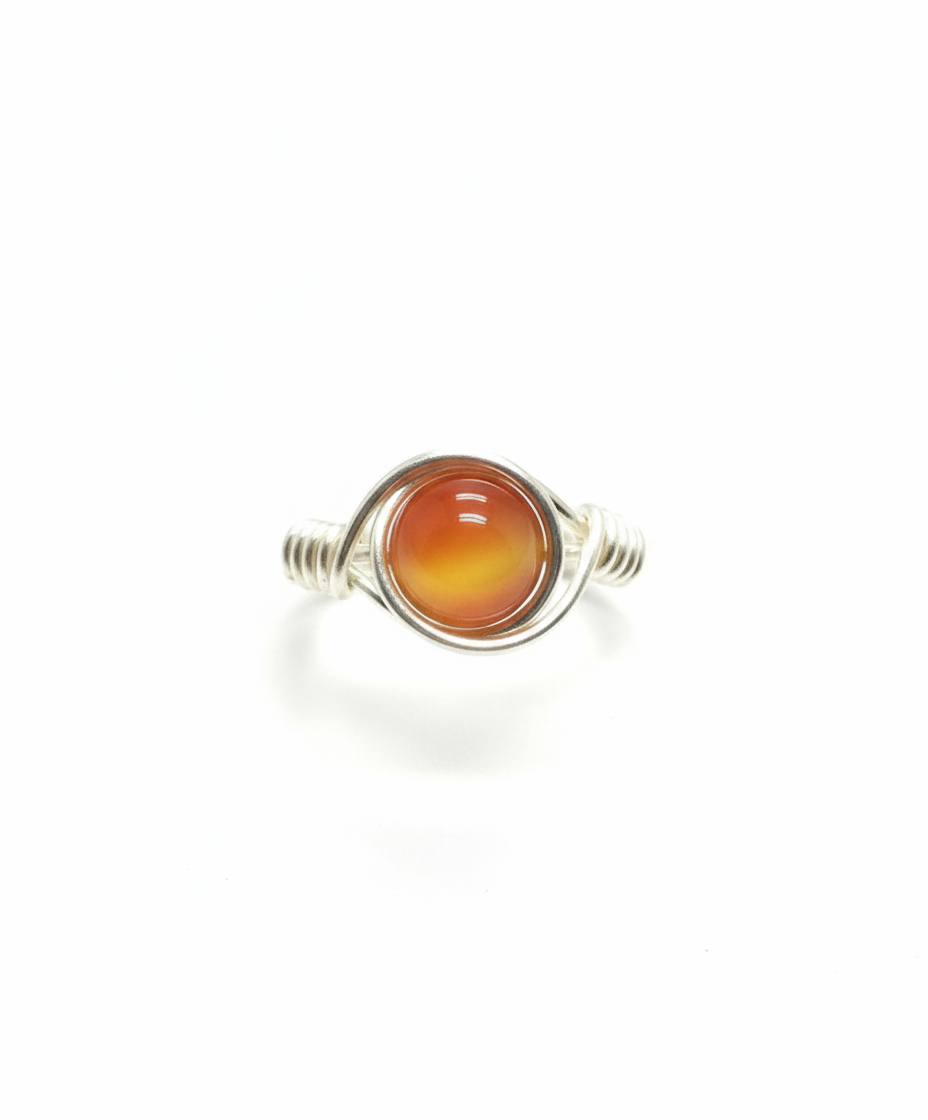 Carnelian Ring - Studio Shot 1