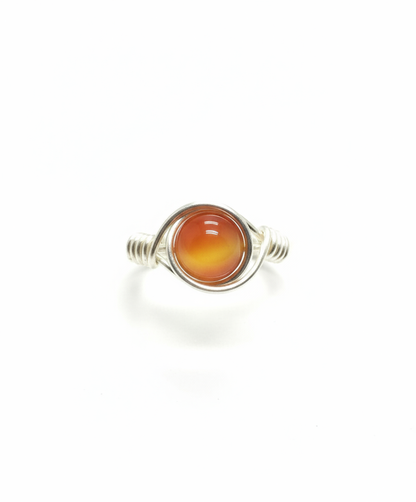 Carnelian Ring - Studio Shot 1