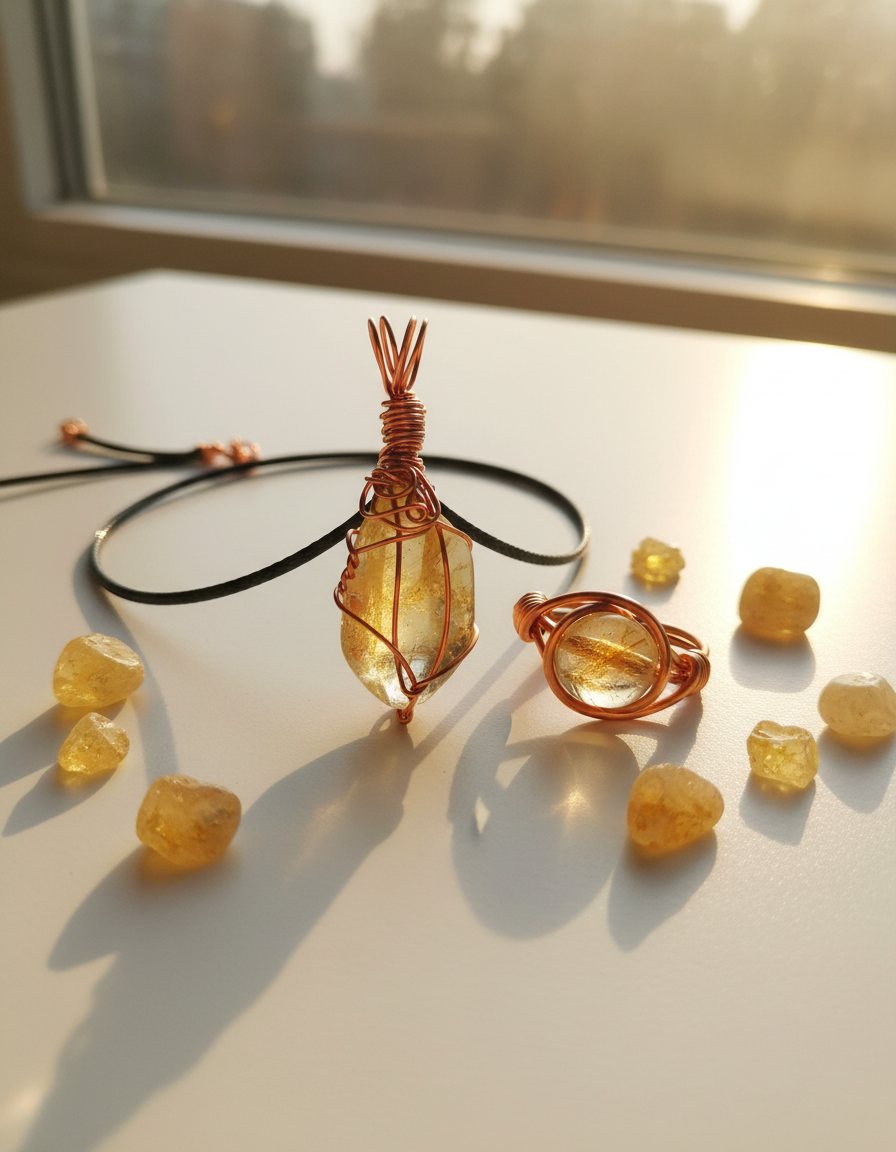 Clean polished studio with golden hour lighting