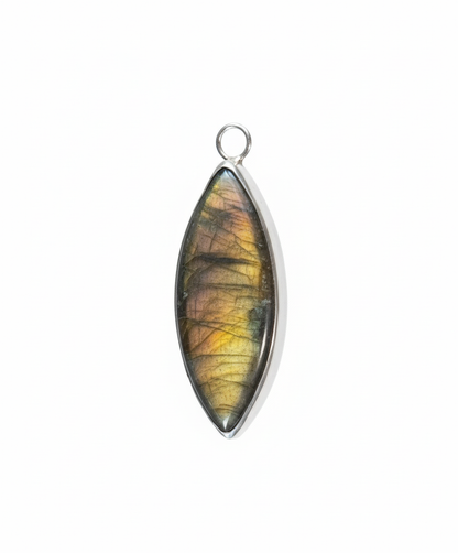Clean standalone Glow Collection Ember Sterling Silver Pendant