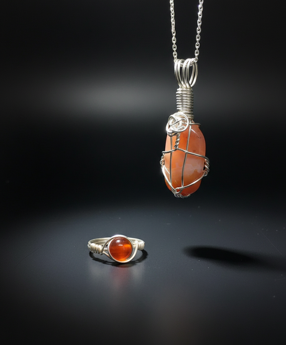 Dramatic silver lighting with suspended pendant