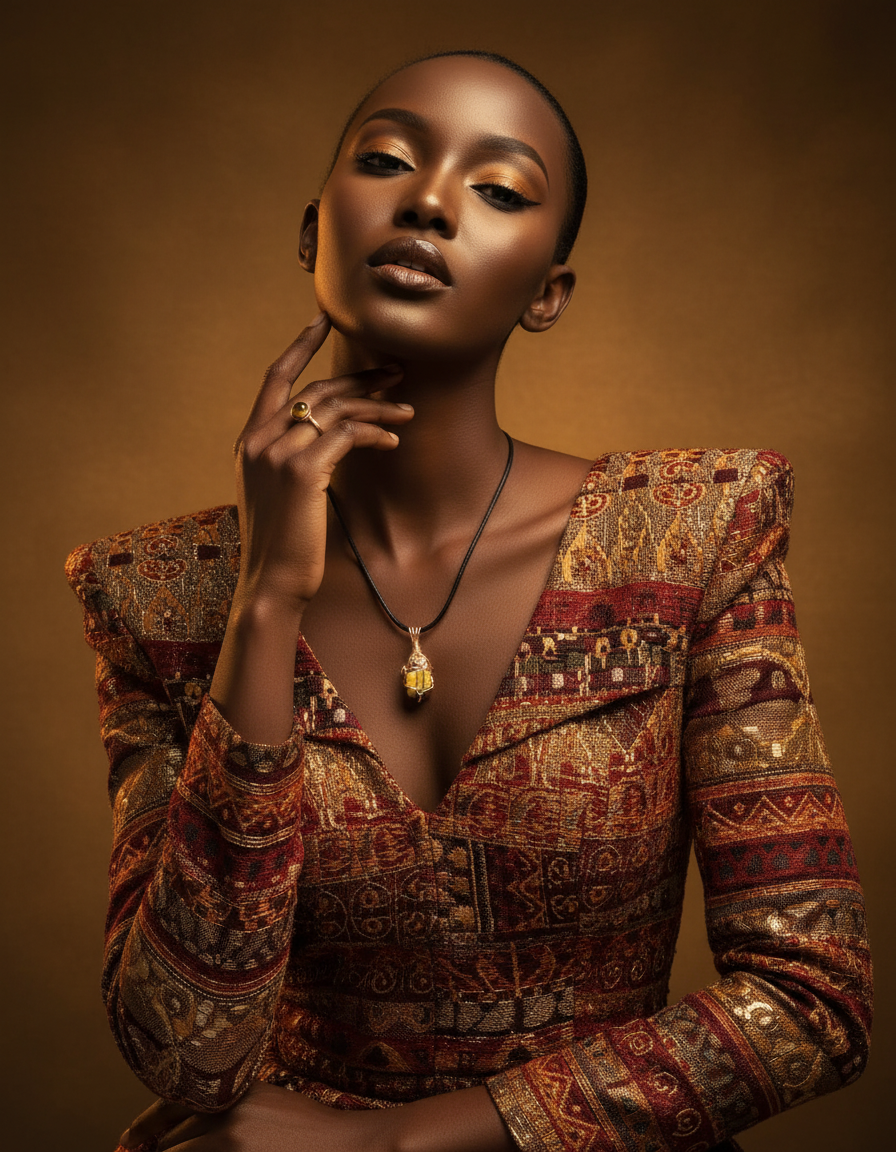 Ethiopian tribal fashion model 3