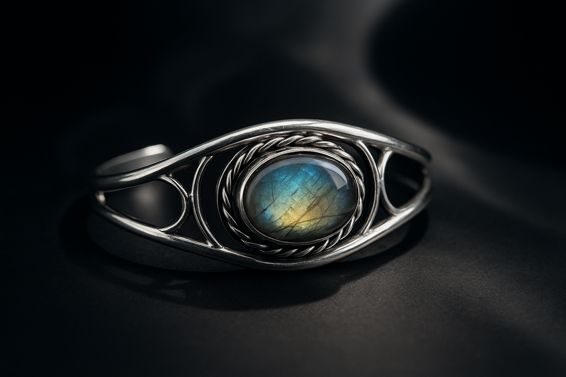 Generated product images for Ethereal Collection - Eclipse Sterling Silver Bracelet