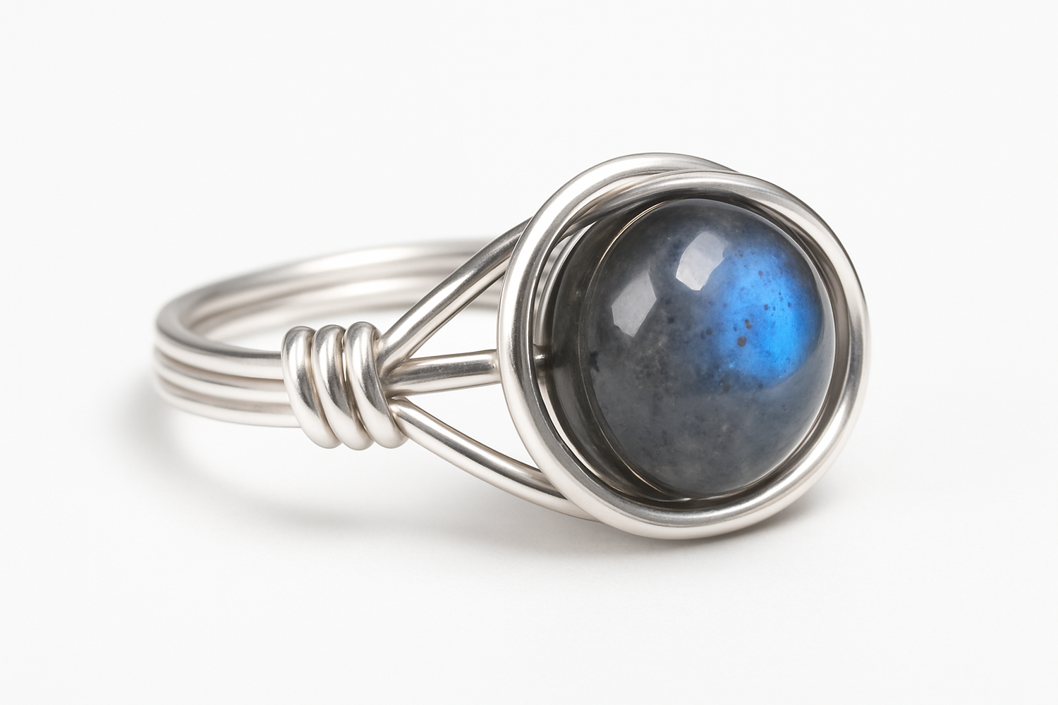 Labradorite Ring Side View