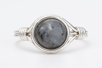 Larvikite Ring Front View