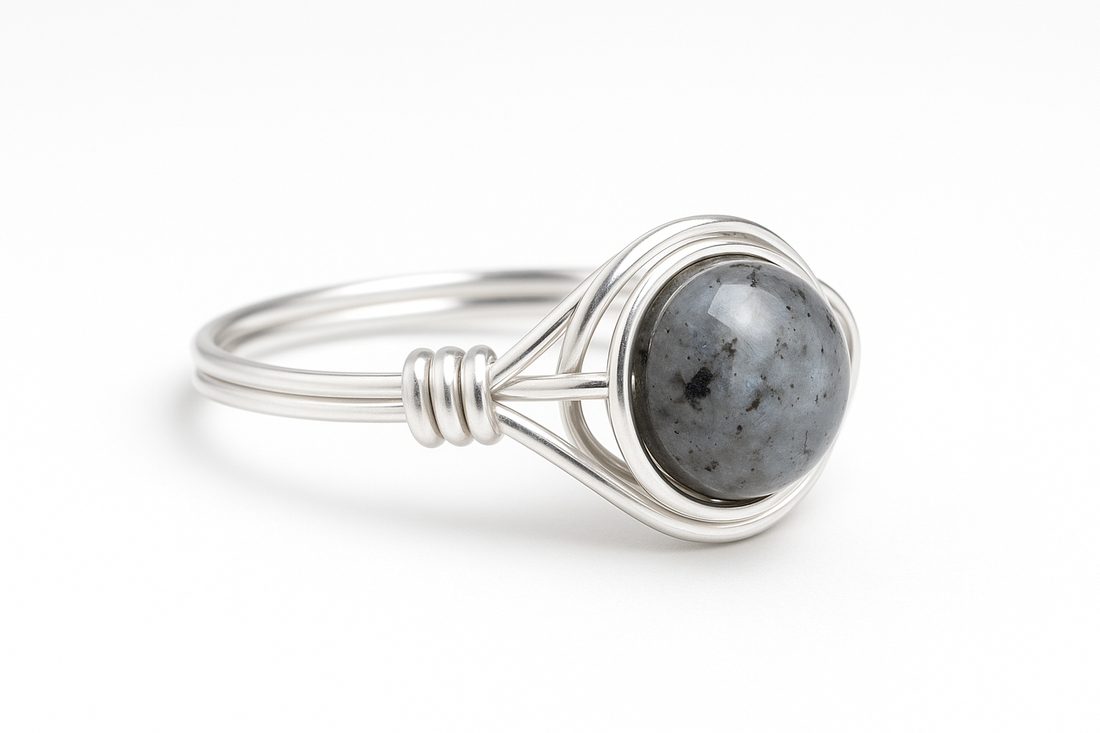 Larvikite Ring Side View