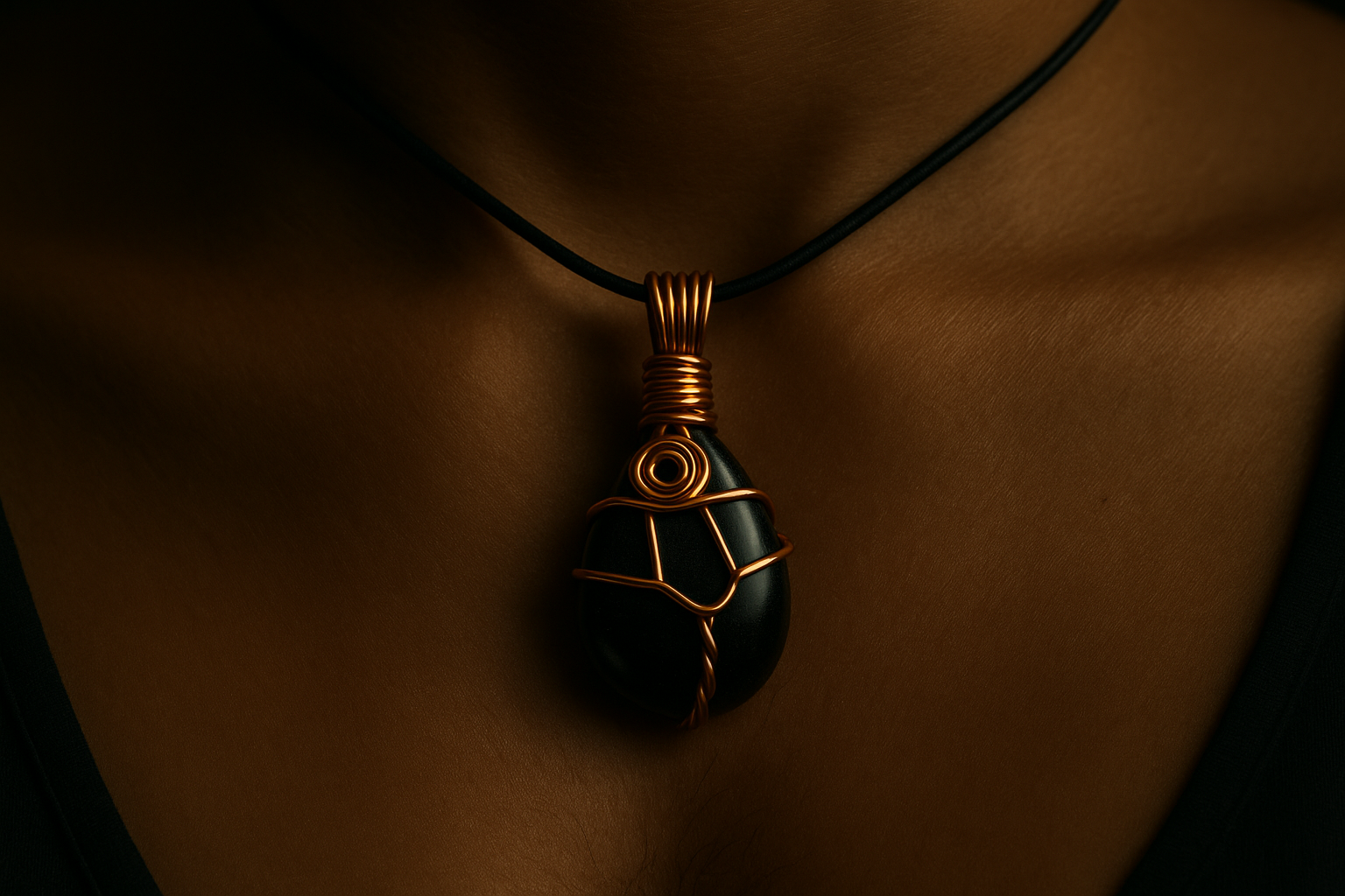 Man - perfect pendant detail and hang