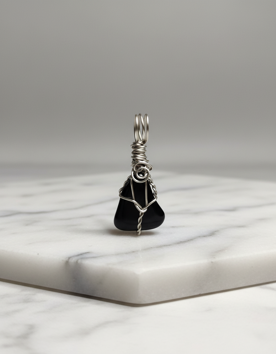 Mini pendant on marble