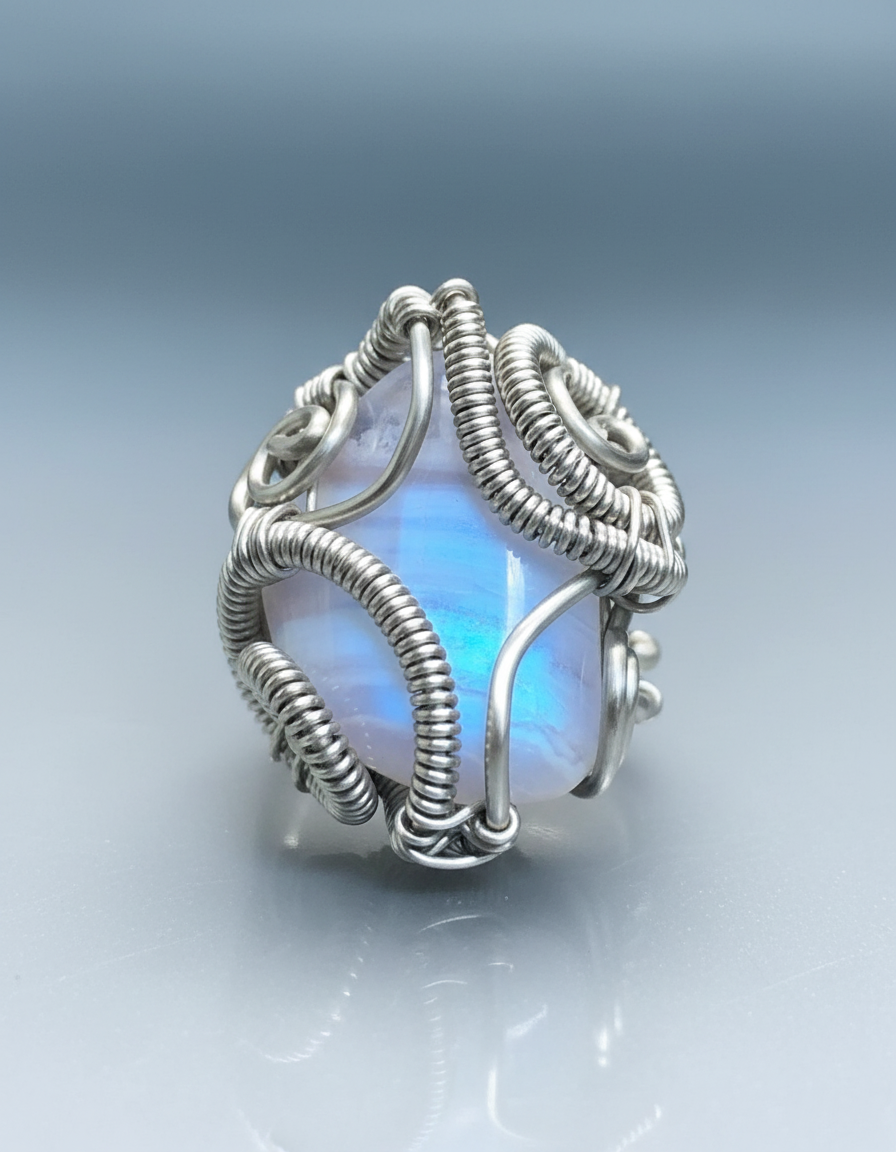 Professional studio shot with blue tinge