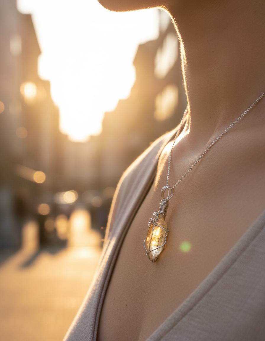 Small silver chain radiant