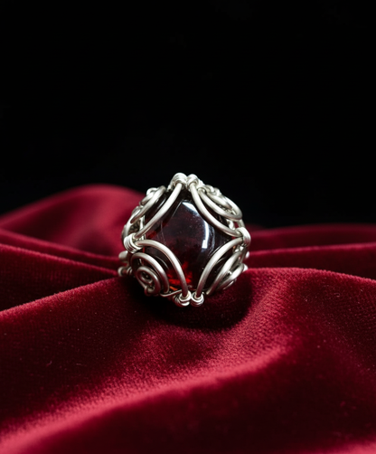 Soft deep red velvet surface with black background