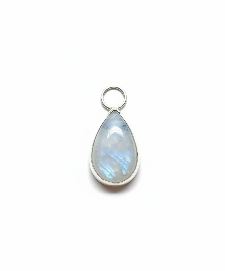 Standalone Bliss Collection Tranquil Sterling Silver Pendant on white background
