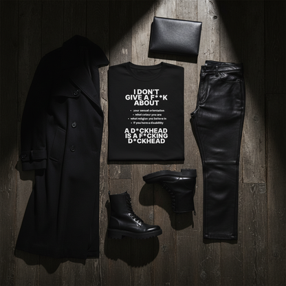 Urban luxury with trench coat and leather pants
