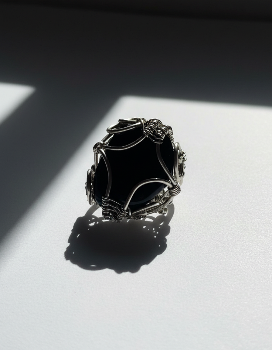 White background with dramatic black shadows