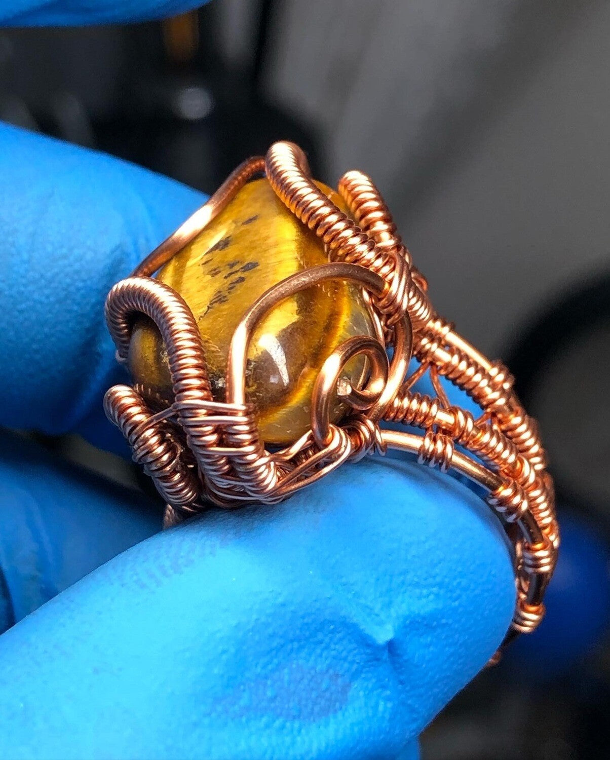 Dragon Eye outlet fantasy style copper ring