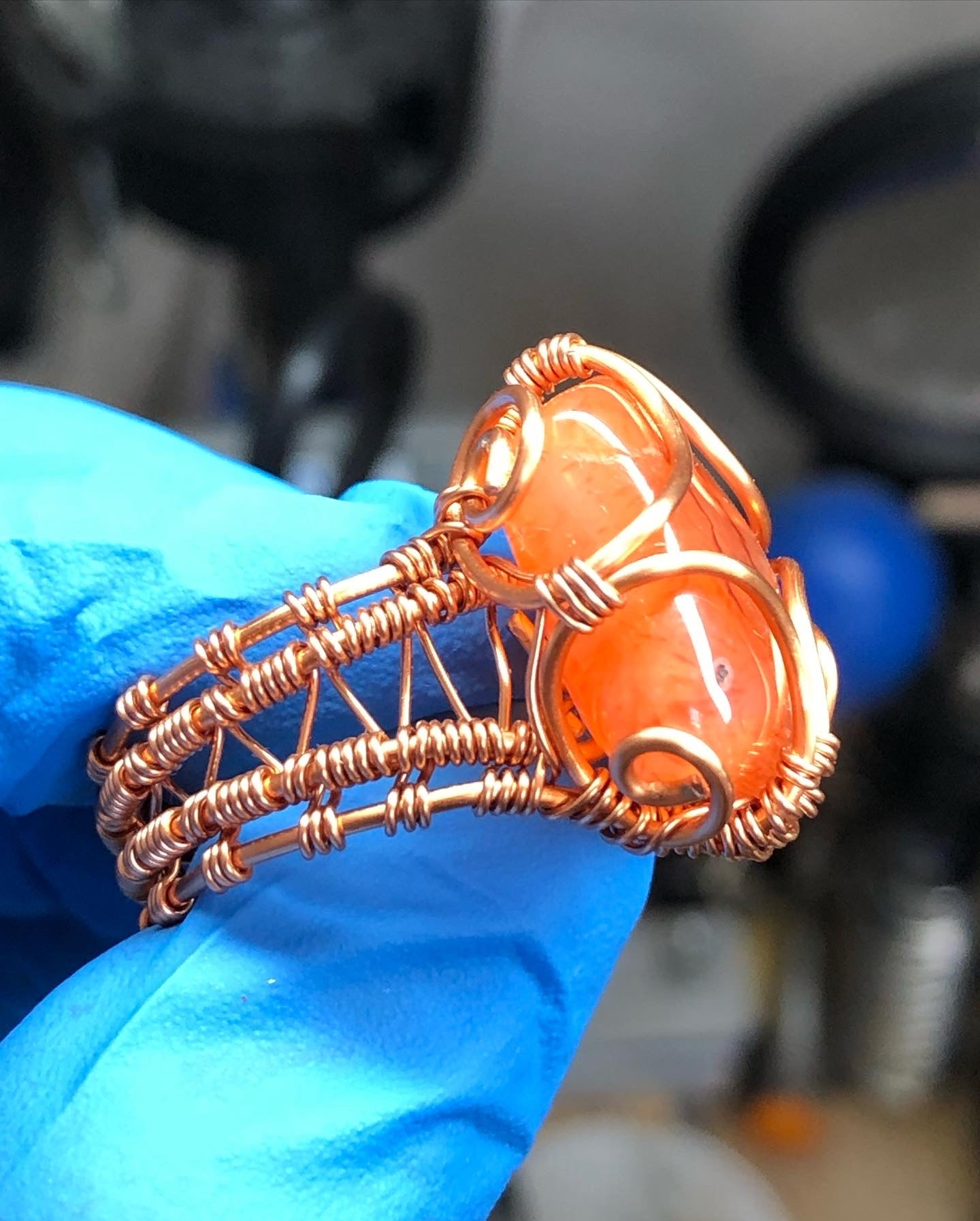 Carnelian Copper Ring Range - Bohemian Style