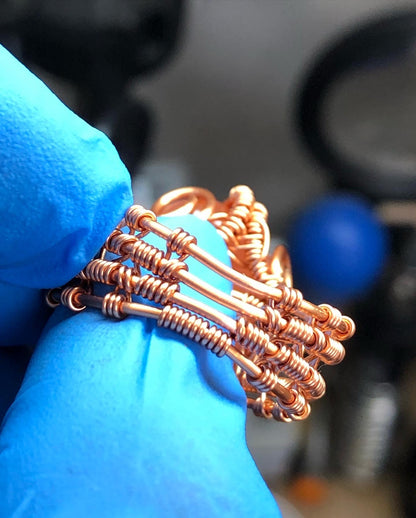 Carnelian Copper Ring Range - Bohemian Style